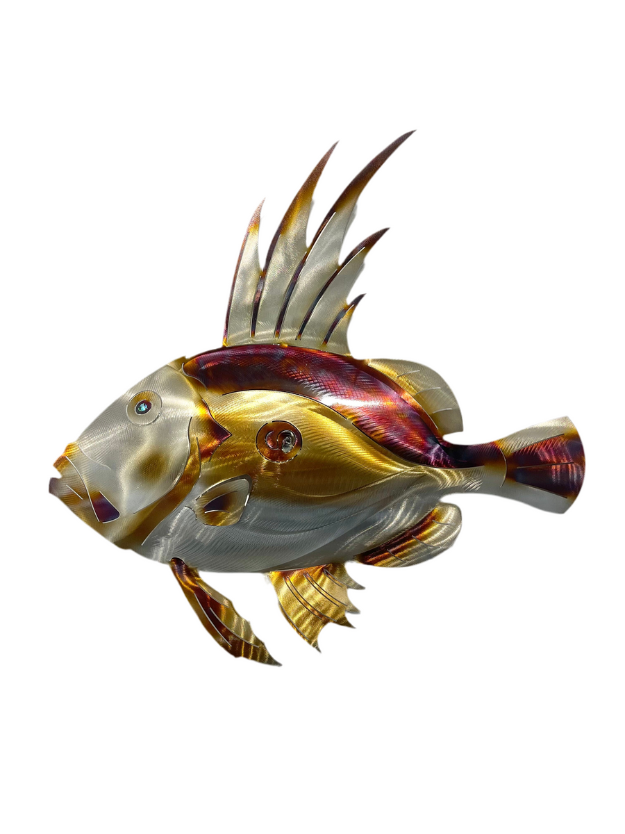 John Dory Steel Fish Sculputer – Jiwa Steel