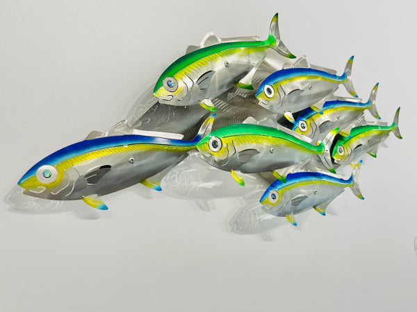 7 kingfish airbrushed  “Blue & Green”